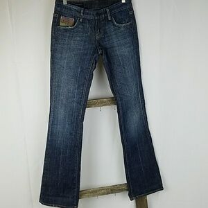 COH women 24 blue linda bootcut jeans stretchy